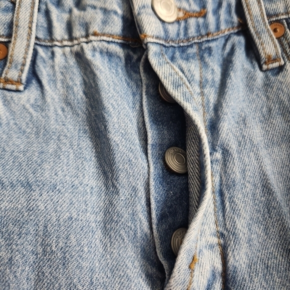 Blank NYC Jeans Womens 26 Destroyed Rib Cage Light Wash Straight Leg Denim - Picture 10 of 16